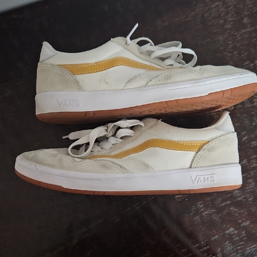Vans Ultra RANGE 2.0, Cream and MUSTARD/yellow Athletic Shoes - Picture 11 of 13